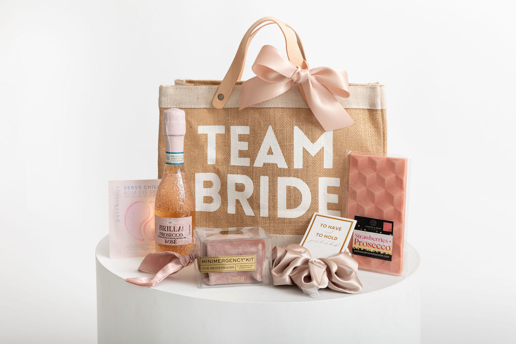 Team Bride Tote Bag – Baskets Blooms Gift Boxes