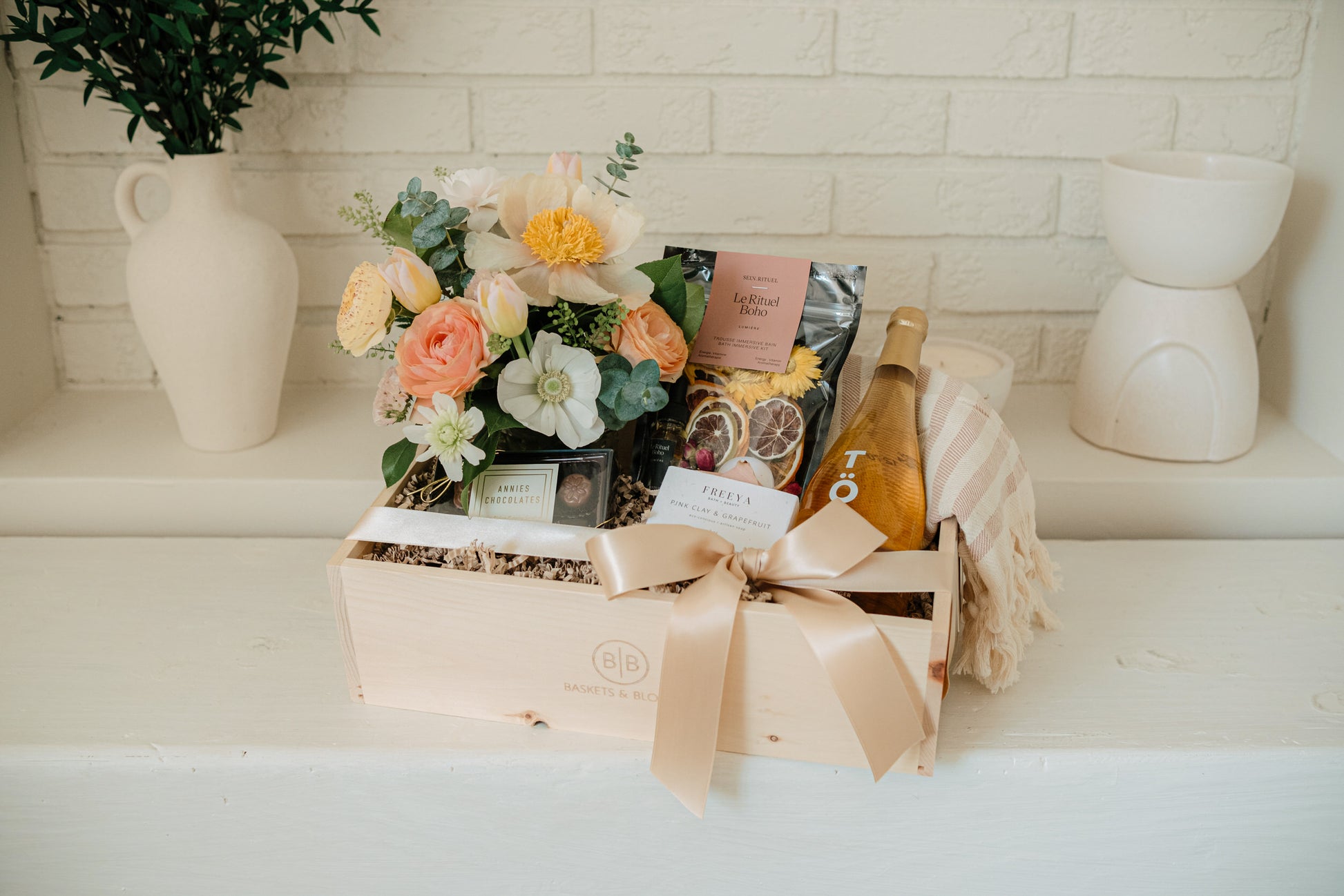 Birthday Gift Basket, For Her – Baskets & Blooms Gift Boxes